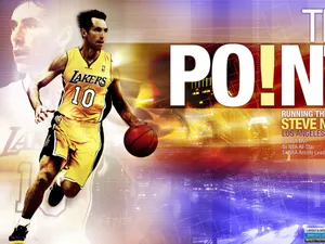 Steve Nash In Lakers Wallpaper