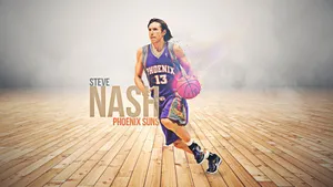 Steve Nash Wooden Floor Wallpaper
