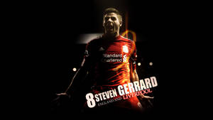 Steven Gerrard England Liverpool Dark Wallpaper