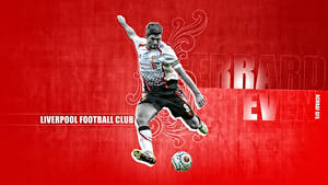 Steven Gerrard Liverpool Football Club Captain Wallpaper