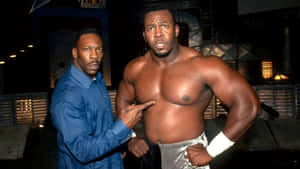 Stevie Rayand Booker T Backstage Wallpaper