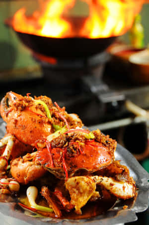Stir Fried Chilli Crab Wallpaper