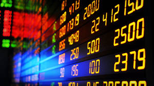 Stock Market Digital Board Wallpaper