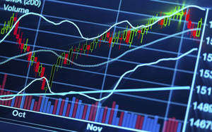 Stock Market Traditional Candle Stick Colours Wallpaper