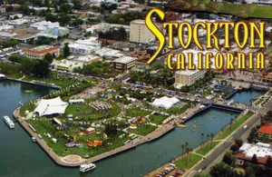 Stockton Bird Eye View Wallpaper