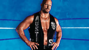 Stone Cold Steve Austin, The Texas Rattlesnake In Action Wallpaper