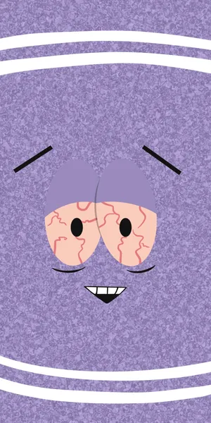 Stoned Purple Cartoon Wallpaper
