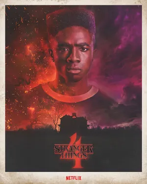 Stranger Things 4 Lucas Sinclair Wallpaper