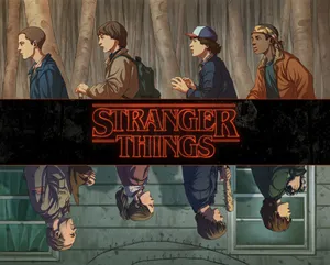 Stranger Things Poster Wallpaper