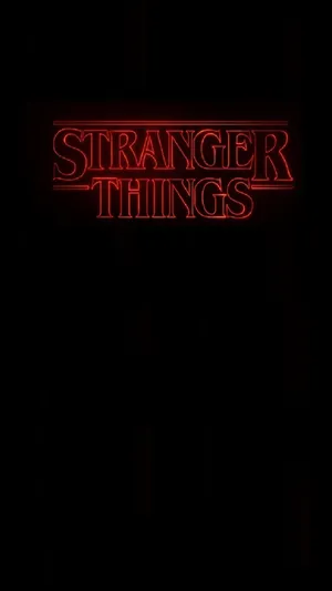 Stranger Things Vintage Letters Iphone Wallpaper Wallpaper