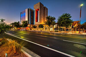 Streetlights In Chandler City Hall Wallpaper