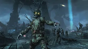 Strike Down The Undead Horde In Call Of Duty Zombies Wallpaper