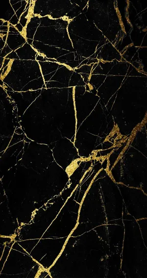 Striking Aesthetic Of Black And Gold Wallpaper