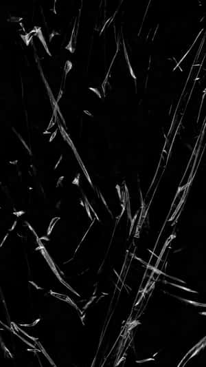 Striking Black Plastic Sheet Wallpaper