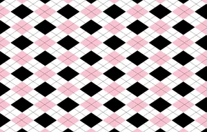 Striking Combination Of Pink, Black, And White Wallpaper