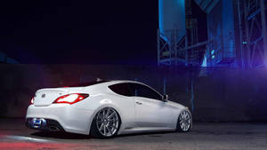 Striking Elegance - Hyundai Genesis' Rear View Wallpaper