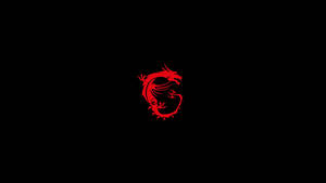 Striking Red Dragon From Msi Wallpaper