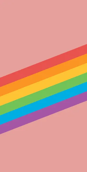 Stripe Rainbow Background Wallpaper