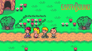 Strolling Through The Picturesque Country In Earthbound Wallpaper