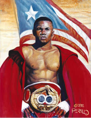 Strong Personality Of Felix Trinidad Wallpaper