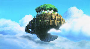 Studio Ghibli Desktop Laputa Castle Wallpaper