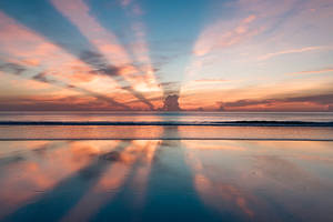 Stunning 1920x1080 Hd Beach Desktop Sunrise Wallpaper