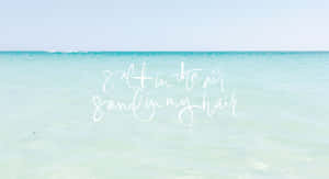 Stunning Blue Sea Pastel Summer Wallpaper