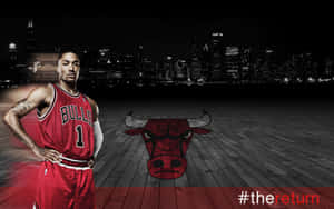 Stunning Derrick Rose Poster Wallpaper