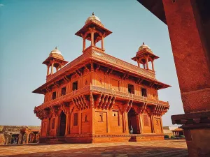 Stunning Design Of Fatehpur Sikri's Diwan-e-khas Wallpaper
