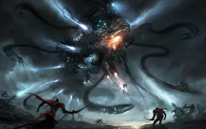 Stunning Epic Sea Monster Wallpaper