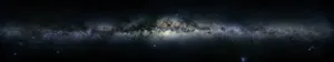 Stunning Gray Nebula Triple Monitor Wallpaper Wallpaper