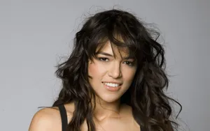 Stunning Headshot Of American Actress Michelle Rodriguez Wallpaper