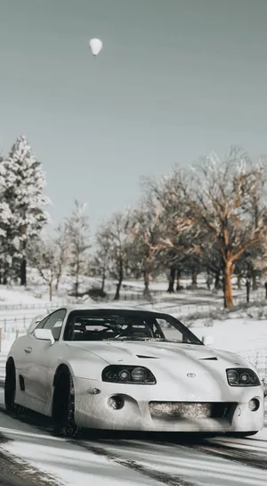 Stunning Jdm Supra In Its Full Glory Wallpaper