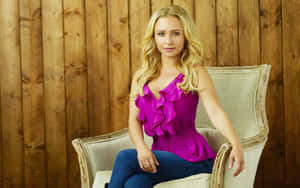 Stunning Portrait Of Hayden Panettiere Wallpaper