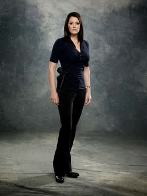 Stunning Portrait Of Paget Brewster Wallpaper