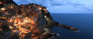 Stunning View Of Cinque Terre, Italy In 3440x1440 Resolution Wallpaper