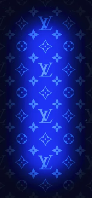 Stunningly Classic Louis Vuitton Blue Wallpaper