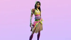 Style Up With The Ruby Outfit - The Newest Fortnite Skin. Wallpaper