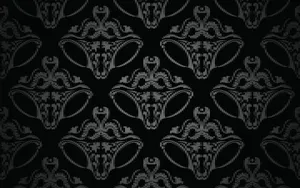 Stylish Black Seamless Pattern Wallpaper