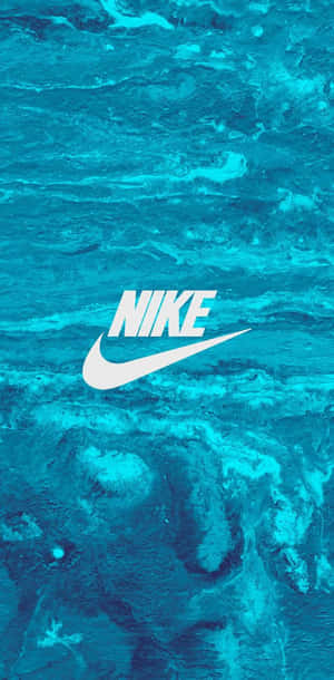 Stylish Blue Nike Branded Wallpaper Wallpaper