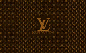 Stylish Louis Vuitton Monogram Pattern Desktop Wallpaper
