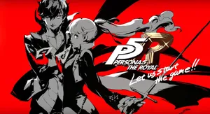 Stylish Persona 5 Logo Wallpaper