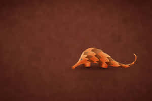 Stylized Armadillo Illustration Wallpaper