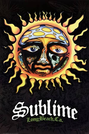Sublime Logo On Textured Black Background Wallpaper