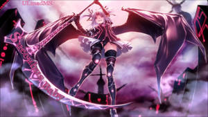 Succubus With A Scythe Wallpaper