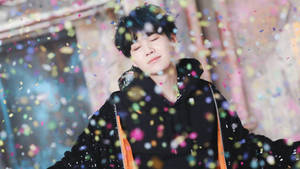 Suga Bts Confetti Wallpaper