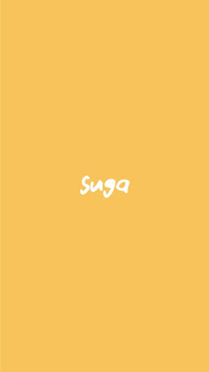 Suga Bts Plain Yellow Phone Wallpaper