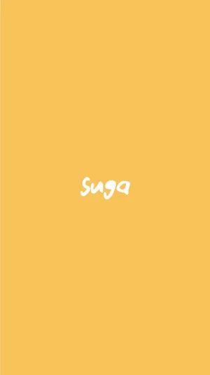 Suga Bts Plain Yellow Phone Wallpaper