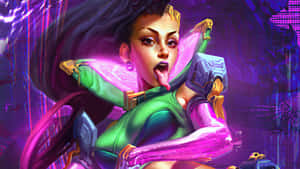 Suit Up With Sombra From Overwatch Wallpaper