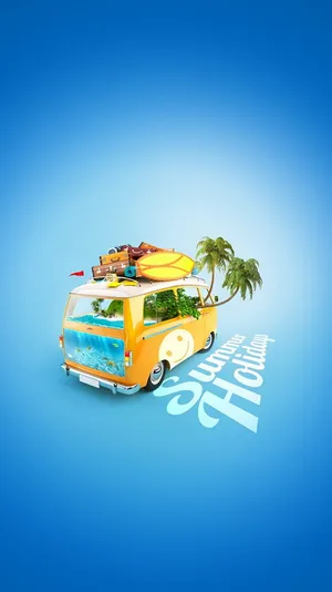 Summer Vibe Holiday Iphone Wallpaper